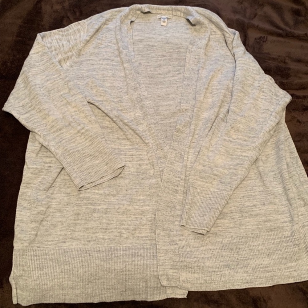 Heather gray cardigan